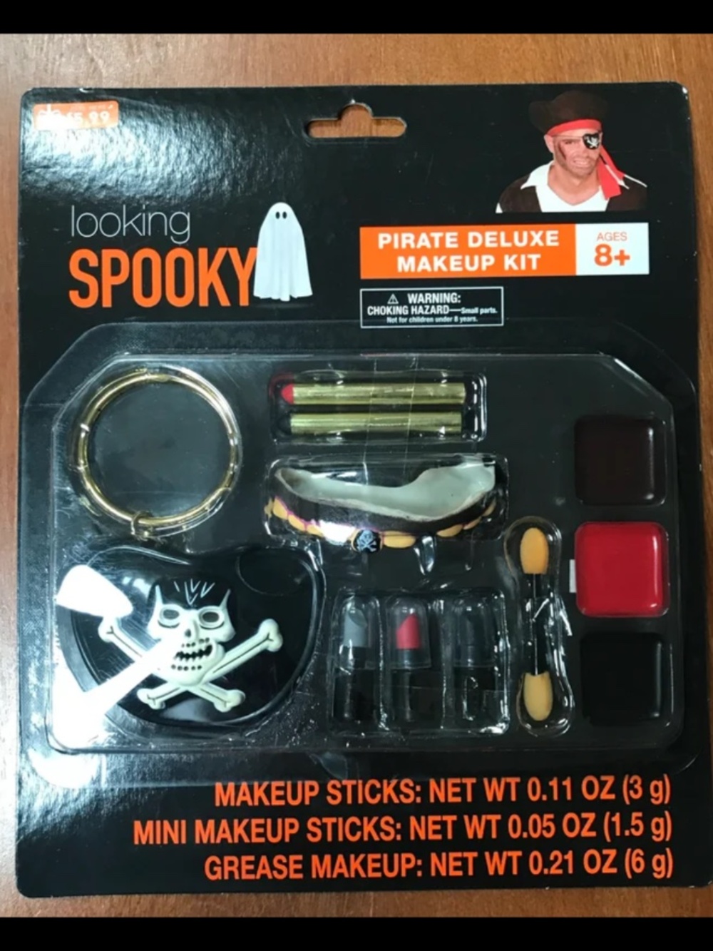 Halloween Super Value Makeup Set & Pirate Deluxe Makeup Kit New 3 sets